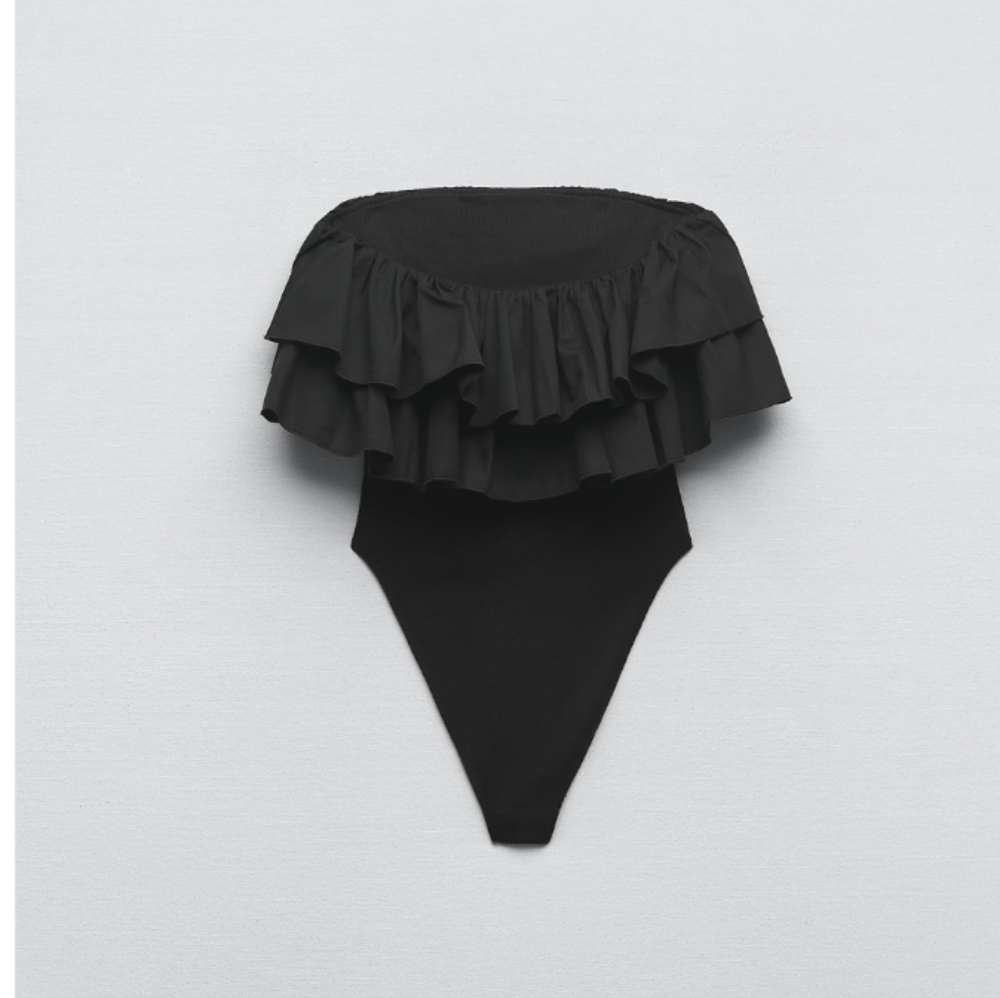 Zara Ruffle Bodysuit - Picture 6 of 10